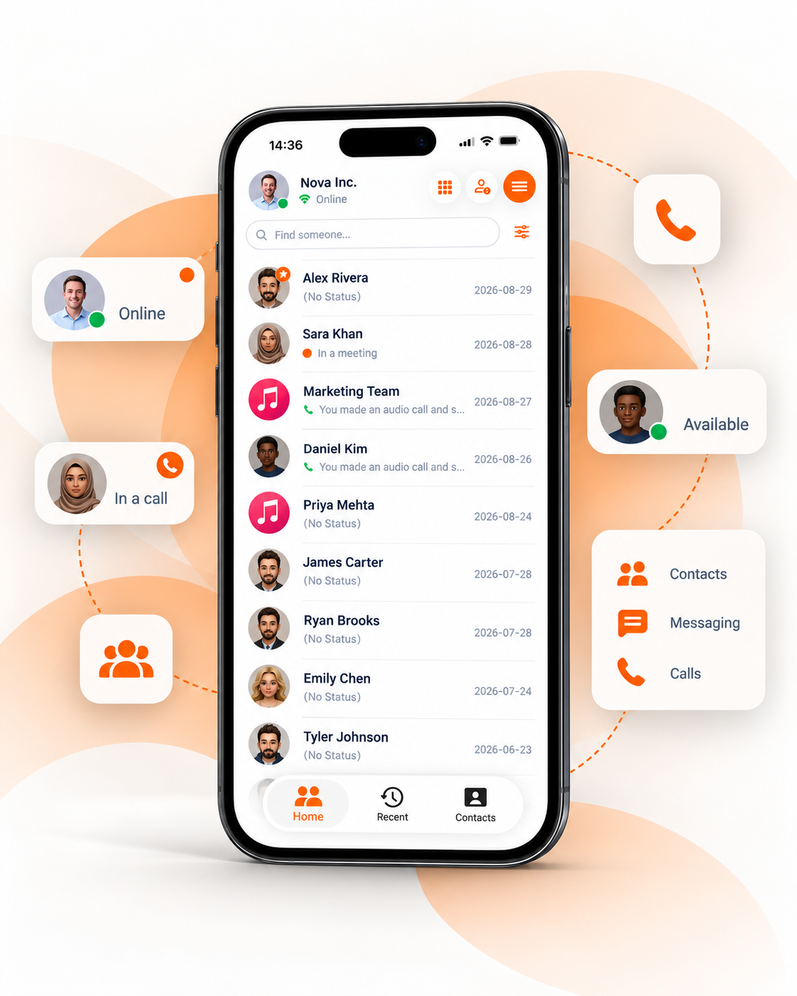 One mobile workspace for your customers and teammates